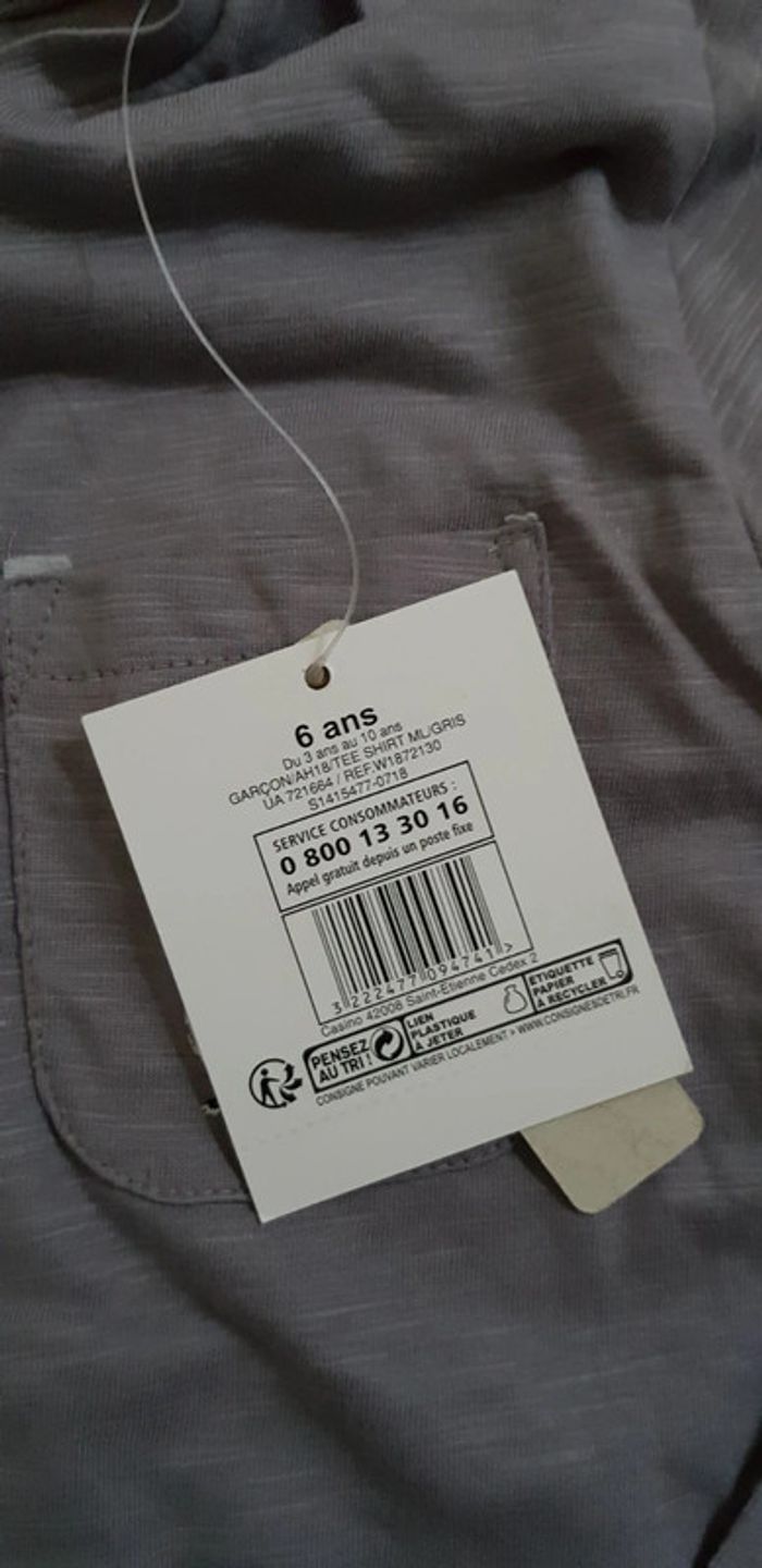 Tshirt manches longues 6 ans - photo numéro 4