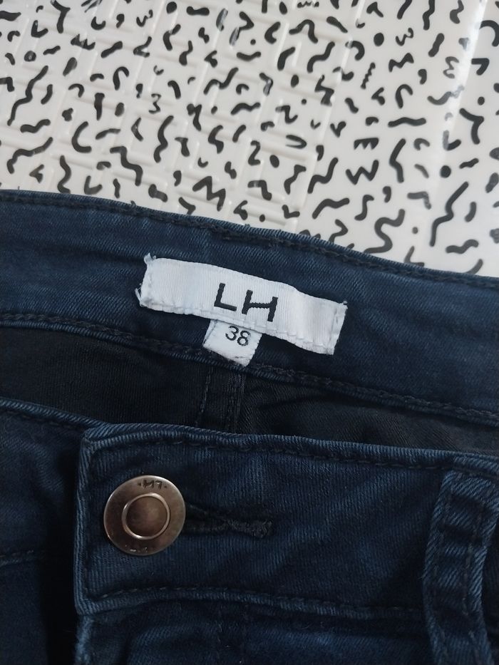 Pantalon slim bleu marine LH – T38 - photo numéro 3