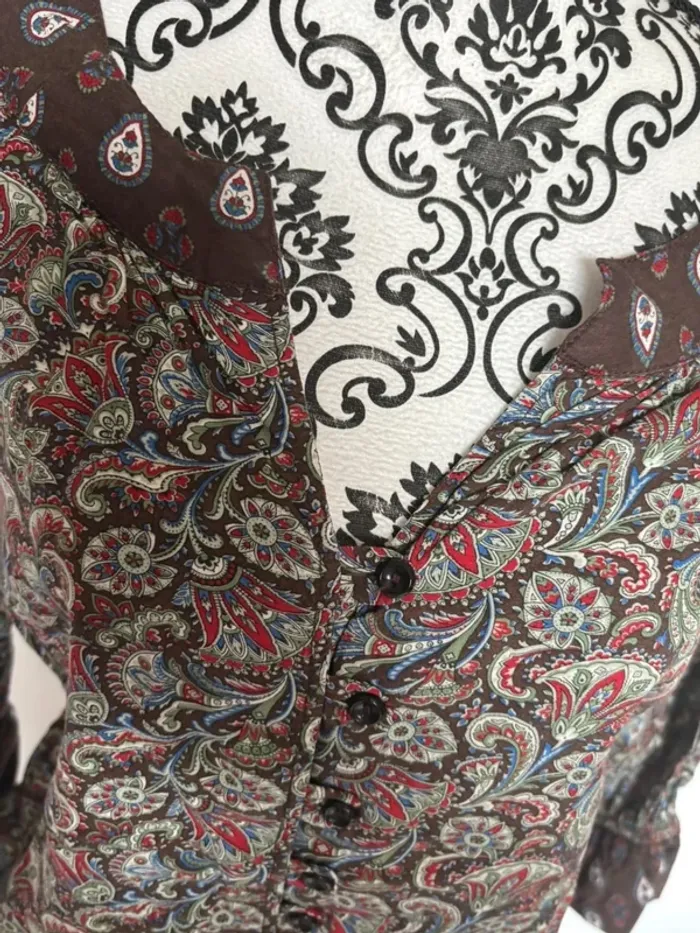 Petite robe boho femme taille S - photo numéro 2