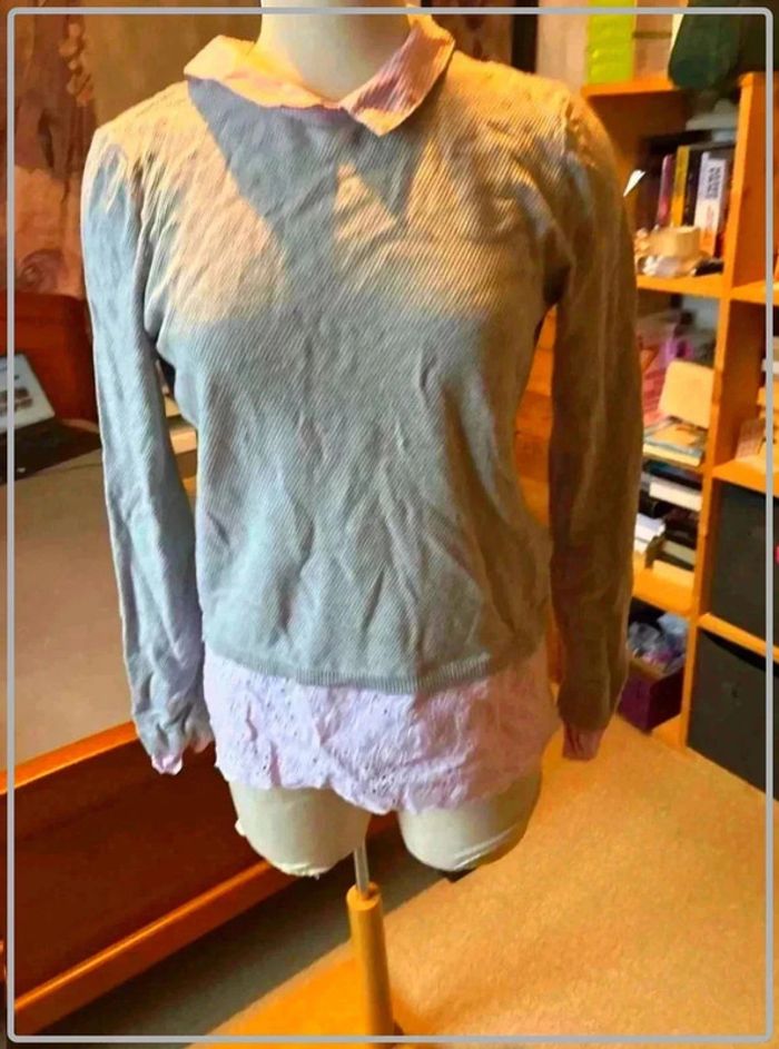 Tres jolie pull chemise taille 40 - photo numéro 5