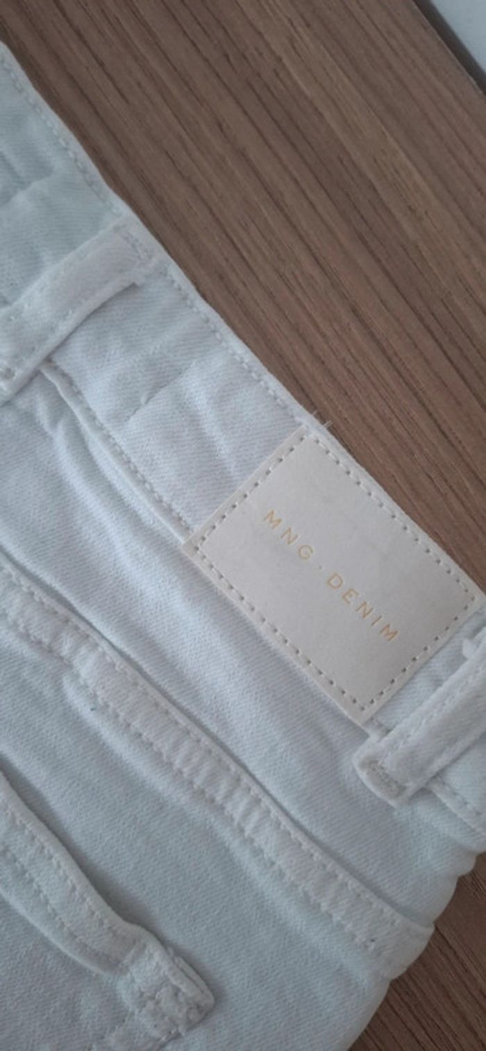 Short en jean blanc mango 6 ans neuf - photo numéro 6