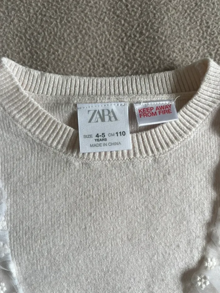 Pull Zara dentelle - photo numéro 3