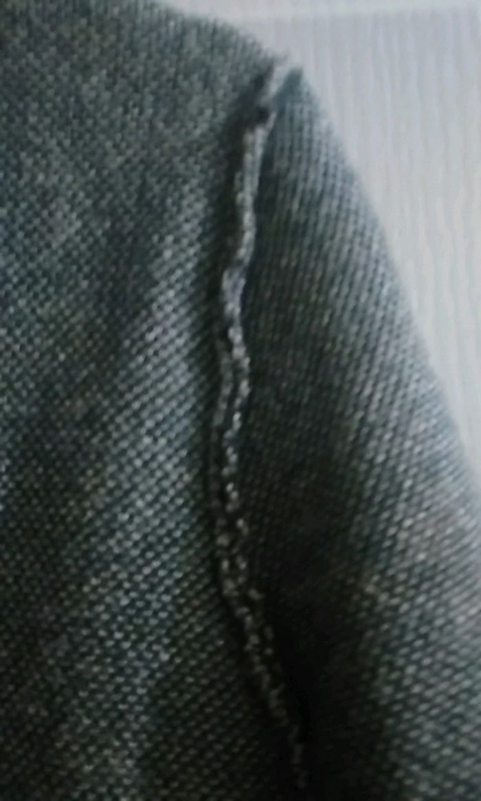 Veste gilet femme gris chiné taille 38 tbs      12 - photo numéro 10