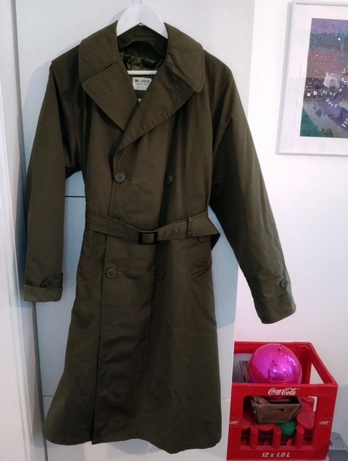 Manteau kaki Overcoat vintage US Army / armée américaine - photo numéro 3