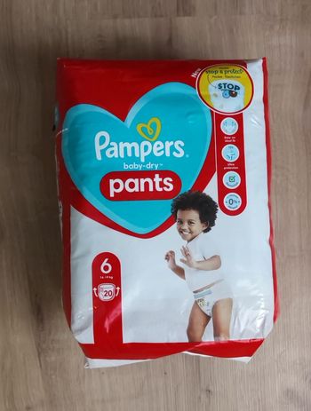 Pampers pants taille 6 20 pièces