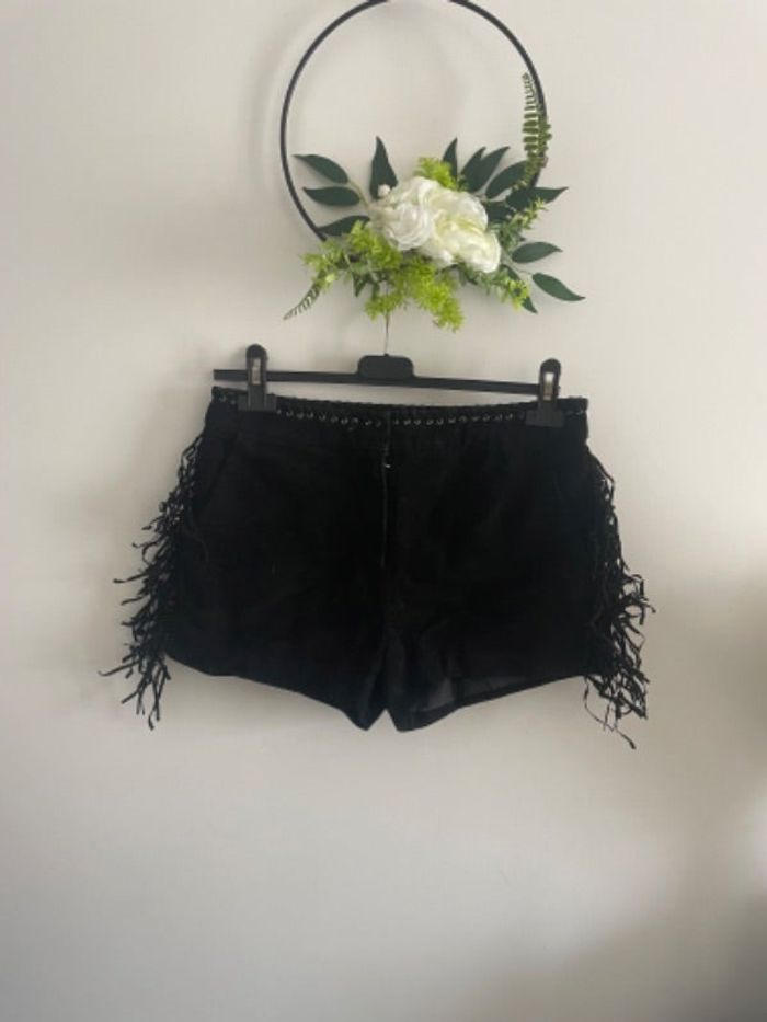 🌸 Short noir 100%cuir zara taille 36 🌸
