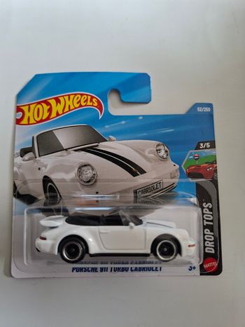 Porsche 911 turbo cabriolet - hot wheels 
