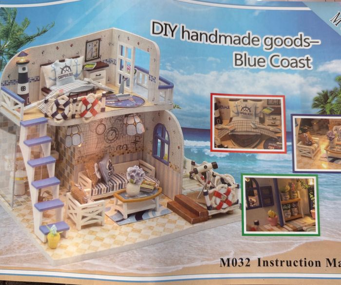 Maison miniature bord de mer à construire sois même - photo numéro 2