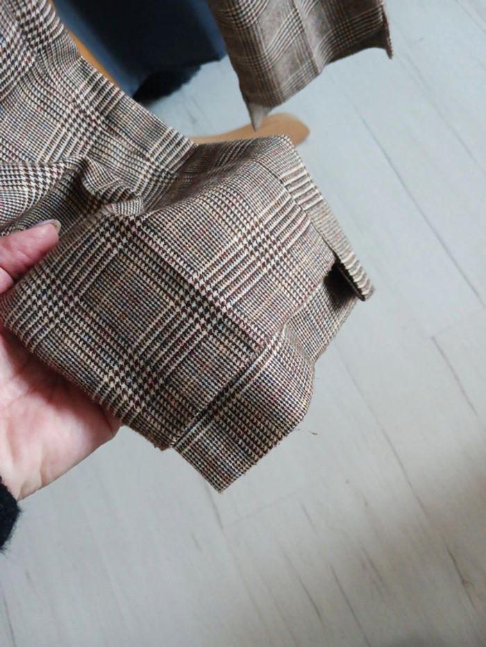 Pantalon droit à carreaux - photo numéro 2