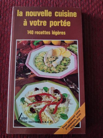 Livre de cuisine "La nouvelle cuisine à votre portée"