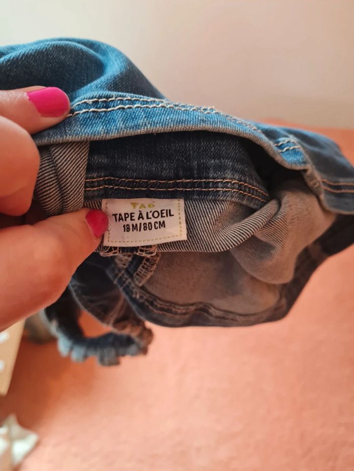 Robe en jeans 18 mois fille - photo numéro 4