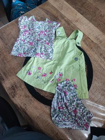 Ensemble fille 3 mois