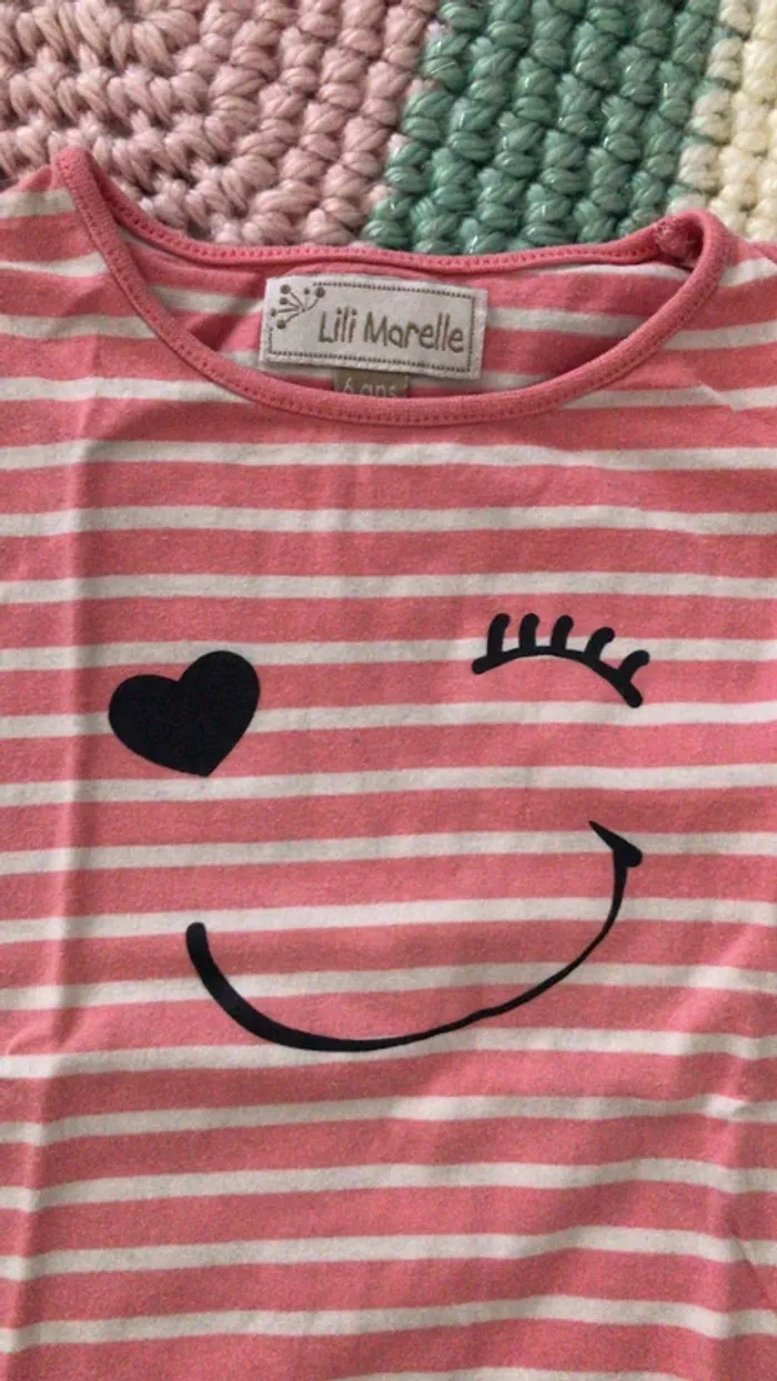 T shirt fille 6 ans - photo numéro 2