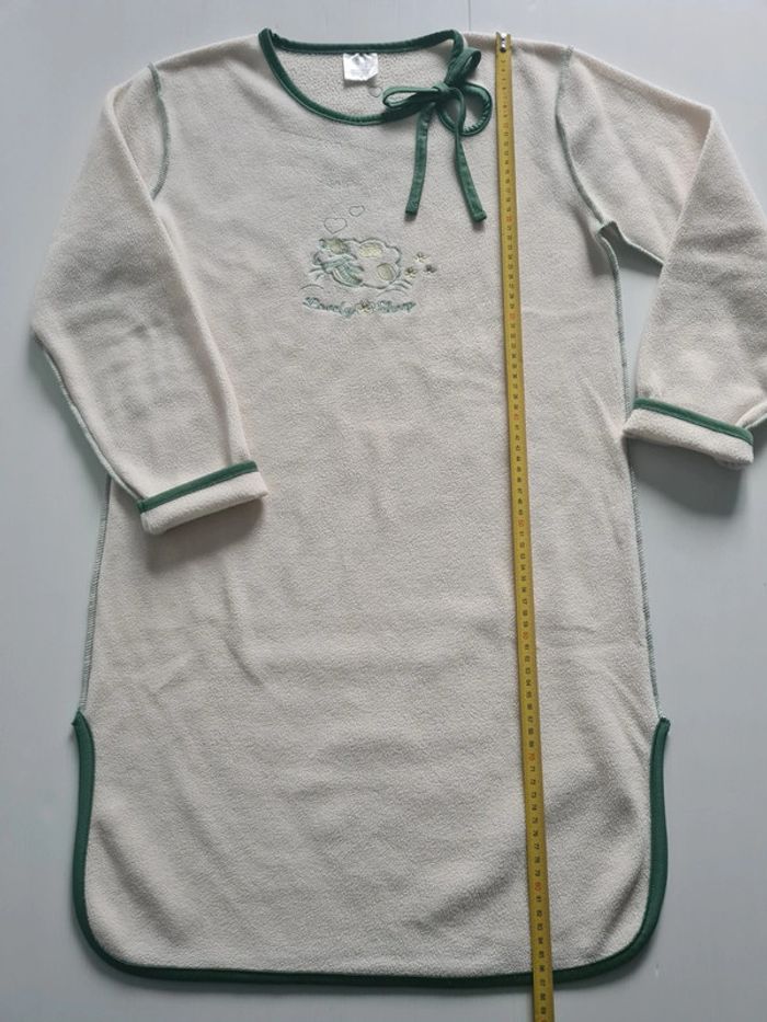 Chemise/robe de nuit en polaire tout doux noté 38/40 mais taille 38 voir mesures - photo numéro 4