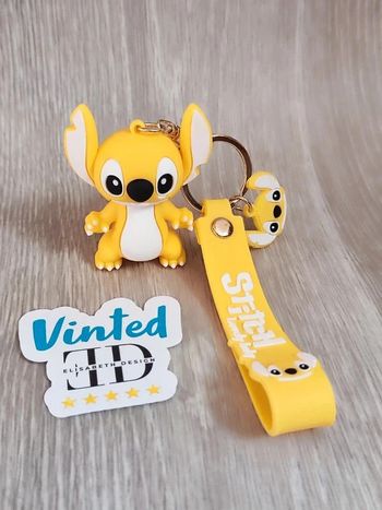 Porte clés Lilo & Stitch jaune