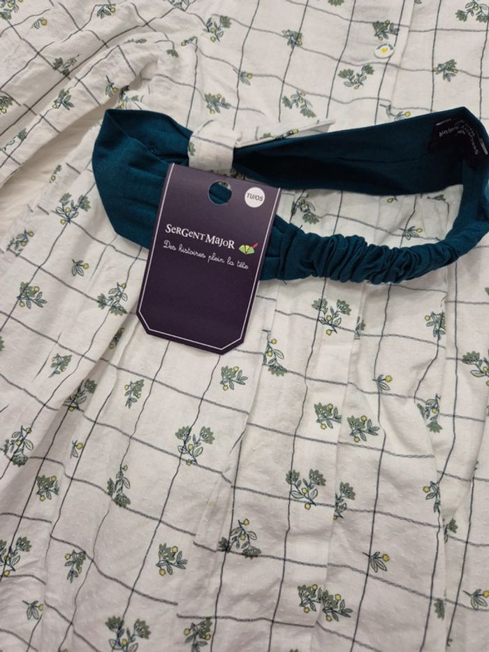 🌿 Jolie robe + bandeau neufs Sergent Major 18 mois - photo numéro 7