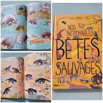 Grand livre 🐆 Nos Incroyables Bêtes Sauvages 🦥 35
