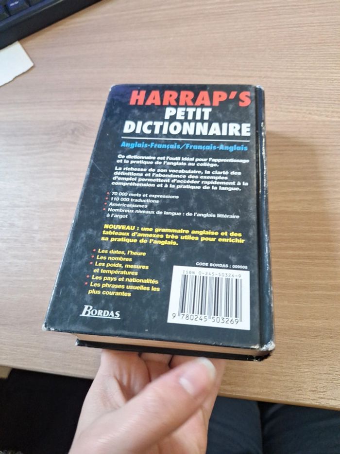 Dictionnaire anglais - photo numéro 3