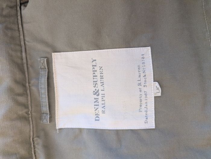 Ralph Lauren Military Field Veste Drapeau Américain Arrière - photo numéro 3