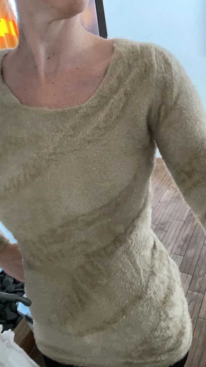 Pull marron très clair - photo numéro 3