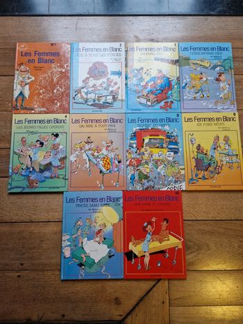 Lot de 10 bd les femmes en blanc 1 à 10
