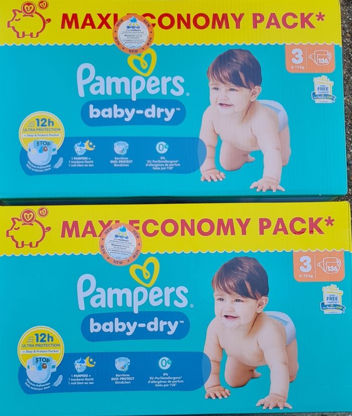Couches pampers taille 3