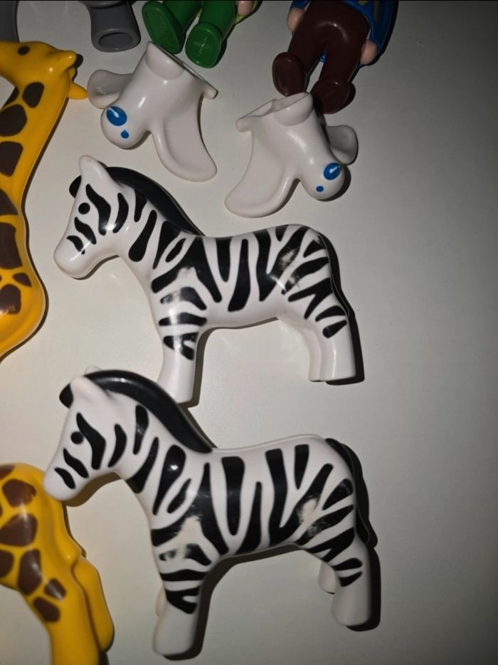 123 playmobil lot des animaux de l'arche de Noe + Noe et sa femme - photo numéro 3