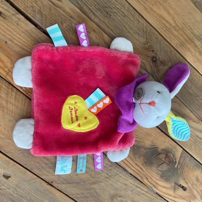 Doudou lapin plat baby nat