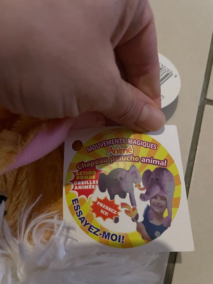 Chapeau déguisement lapin paques - photo numéro 2