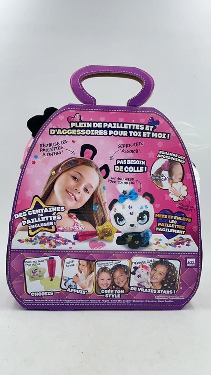 Shimmer Stars Panda Brille et Scintille avec plein d’accessoires KD Kids neuf - photo numéro 3