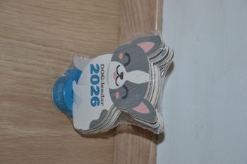 Calendrier de bureau bulldog 2026 (NEUF) *Mr Wonderful*