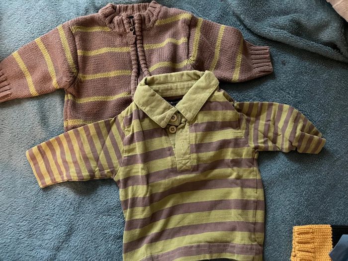 Lot gilet et polo sergent major