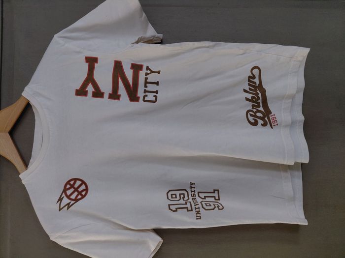 tshirt écru - 10 ans - très bon état - gémo - photo numéro 1