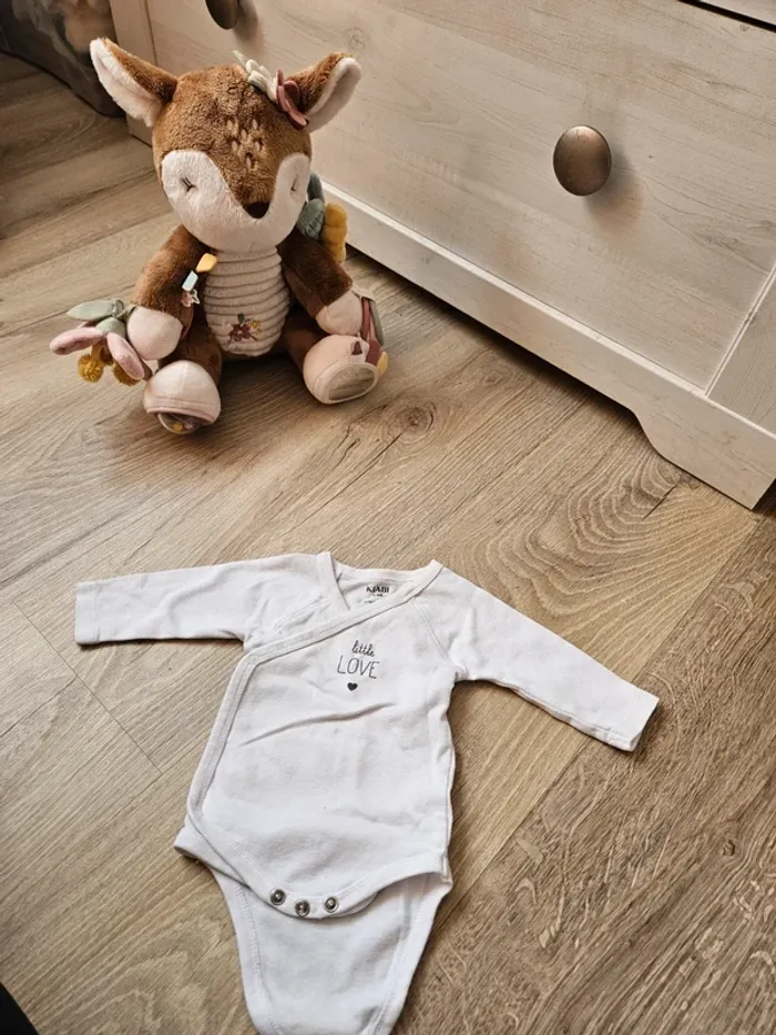 Lot de bodies 1 mois Kiabi - photo numéro 3