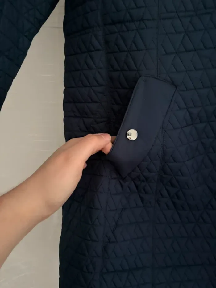 Manteau long bleu - photo numéro 3