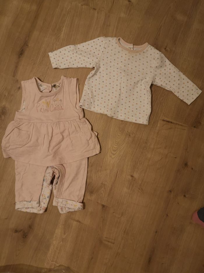 Ensemble bébé fille 3 mois
