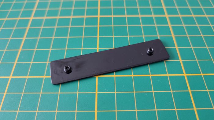 Plaque d'immatriculation arrière 95B pièce Porsche 911 Carrera RS 2.7 1/8 1/8ème Altaya #B37 - photo numéro 2