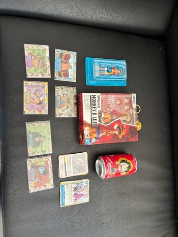 Lot one piece card game - figurines - luffy sh figuarts