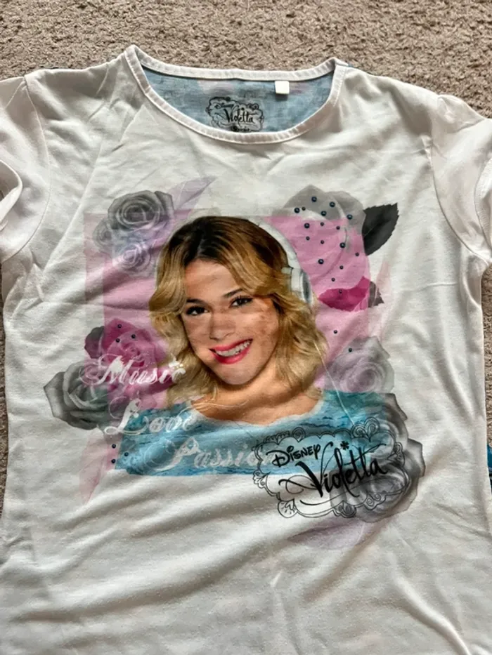 t-shirt violetta pour fille - photo numéro 2