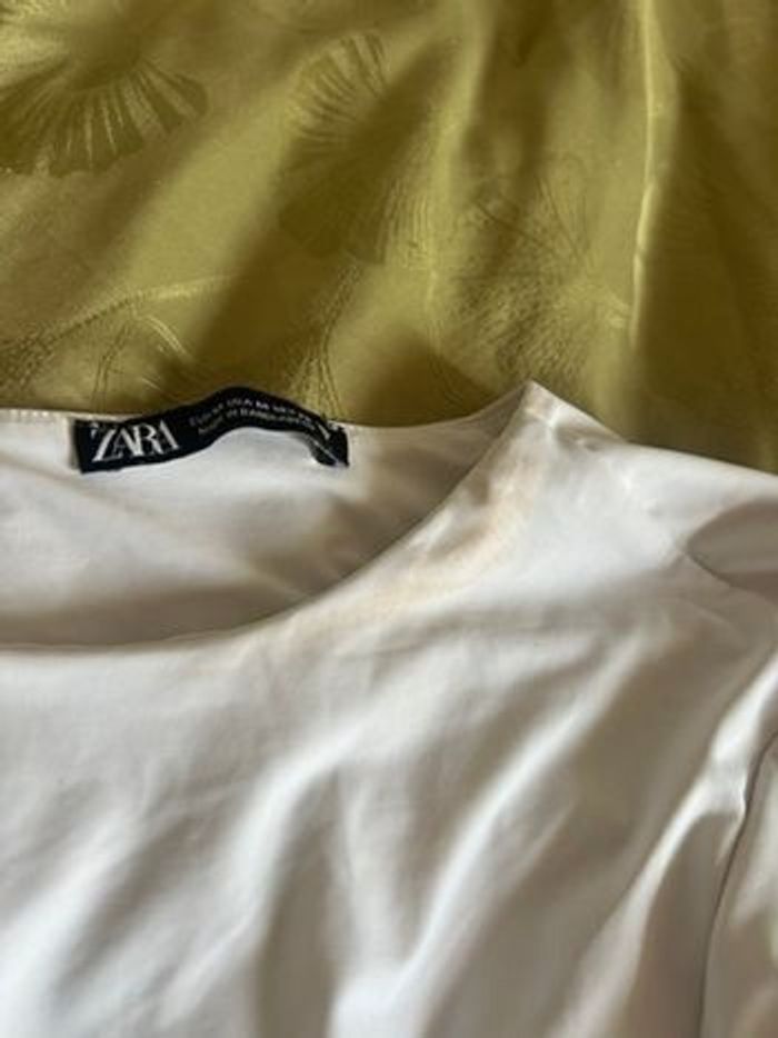 Ensemble bodi manche longue blanc zara - photo numéro 4