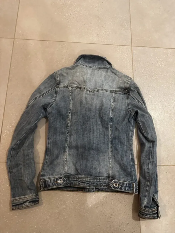 Veste en jean Toxik3, très bon état, taille S femme - photo numéro 3