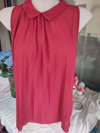 #kytieMfemme. Chemise blouse sans manche taille M