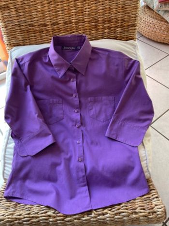 Chemise manches trois quart