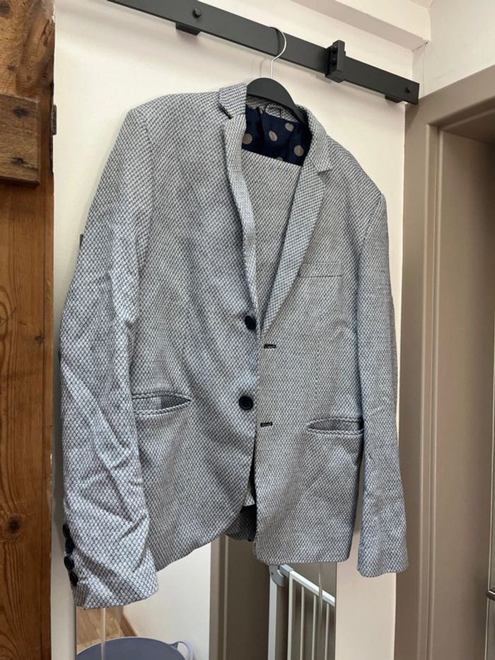 Magnifique costume Impérial Black Label motifs losanges