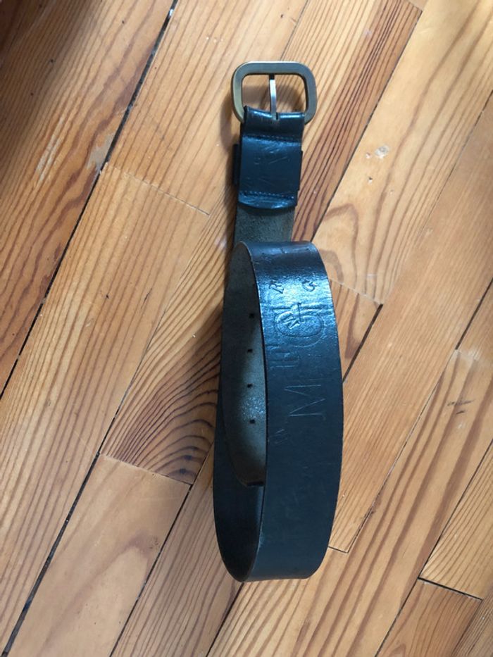 Ceinture cuir noir Marithé et François Girbaud 80 cm - photo numéro 8