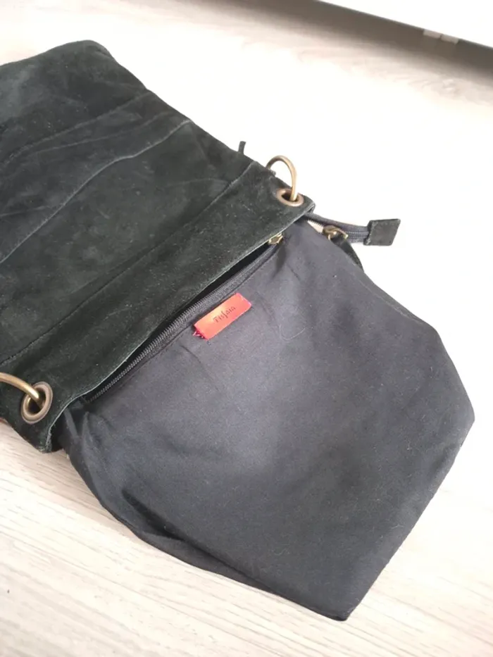Sac bandoulière en cuir Tissaia - photo numéro 5