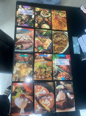 Lot de livres de recettes