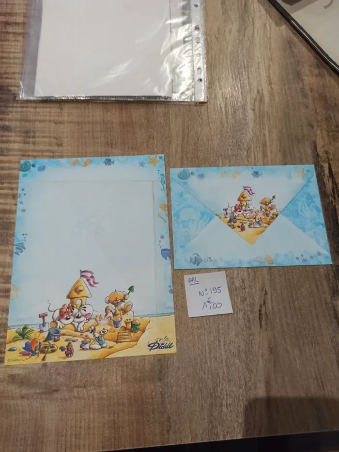 Papier à lettre Diddl 195 1,00€