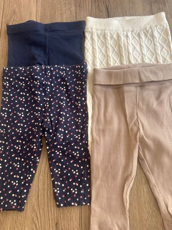 Lots de 4 legging bébé fille 6 mois