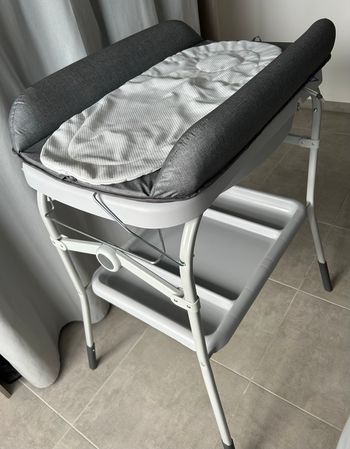 Baignoire avec table de change Cuddle & Bubble graphite
